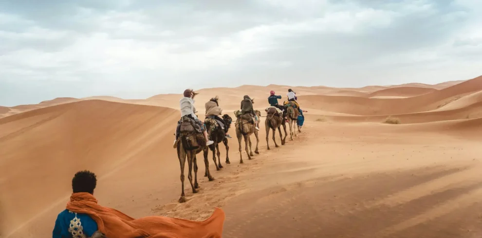 Day Trips from Marrakech Morocco to Merzouga Sahara Desert with camel ride